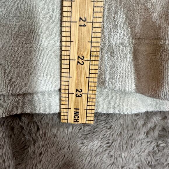 H&M Terry Cloth Resort Shirt Mint Green L Large Button Down Top Short Sleeve - Picture 7 of 8